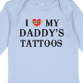 thumbnail image 4 of Inktastic I Love My Daddy's Tattoos Boys or Girls Long Sleeve Baby Bodysuit, 4 of 5