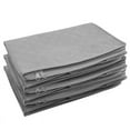 thumbnail image 2 of Foldable Large Capacity Clothes Storage Bag Closet Organizer for Comforters Blankets Quilts Bedding Gray, 2 of 7