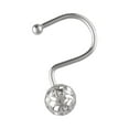 thumbnail image 2 of Utopia Alley Shower Hooks - Shower Curtain Rings for Bathroom - Rust Resistant Shower Curtain Hooks for Shower Curtain or Liner - Set of 12, Polished Chrome, 2 of 10