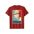 thumbnail image 2 of Camiseta de manga corta de la reina Isabel II, conmemorativa de la reina de Inglaterra, camiseta conmemorativa de la reina Isabel II, ropa conmemorativa de Isabel II, 2 of 3