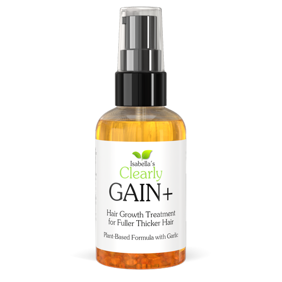 Clearly GAIN, Thickening and Strengthening Hair Oil for Men and Women - with Garlic Essential Oil (120 ml)