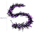 thumbnail image 4 of Under 5$ Halloween Decoration Black Garland with Purple Led String Light 70.08",Prelit Artificial Hanging Vine for Party Mantle Fireplace Stairs Table Arch Indoor Outdoor Farmhouse Decor, 4 of 7