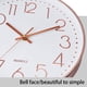 thumbnail image 3 of Reloj de pared silencioso Billuyoard HA082640-01 moda para sala de estar Decoración del hogar Oro rosa, 3 of 6