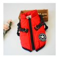 thumbnail image 4 of - Abrigo de invierno impermeable para perros con arnés, chaqueta impermeable para perros pequeños, medianos y grandes, para Labrador Chihuahua Bulldog francés (M) esquí esquí Gafas de esquí, 4 of 5