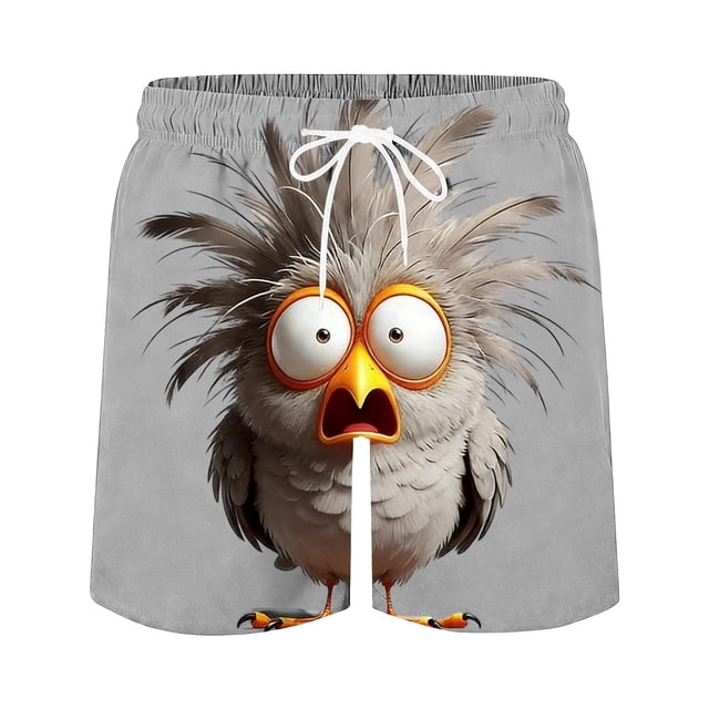 Pantalones de Cintura Elástica de Uso Casual Y Cómodo con Cintura Elástica Y Cordón para la Natación de Verano de Ocio en la Playa