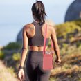 thumbnail image 6 of Water Bottle Holder with Strap Adjustable Strap Crossbody Water Bottle Bag with Front Pocket Drawstring Water Bottle Carrier for Hiking Camping (Orange), 6 of 13