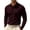 Wine, variant on GrmtClth Mens Textured Long Sleeve Polo Sweaters Lightweight Breathable Three Button Collar Casual Golf Daily Commute Pullover Tops Wine 4XL