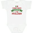 thumbnail image 3 of Inktastic No Recipes I'm Italian Boys or Girls Baby Bodysuit, 3 of 5