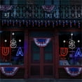 thumbnail image 5 of Teissuly USA Letter Light Iron Molding Suction Window Light American Independence Day Room Decorative Light, 5 of 9