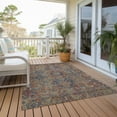 thumbnail image 6 of Addison Rugs Chantille Indoor/Outdoor Traditional Oriental Red Washable Rectangle Rug, 9' x 12', 6 of 6