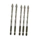thumbnail image 2 of Juego de brocas excéntricas de cuatro flautas para el hogar, brocas resistentes y versátiles, vástago hexagonal para Metal, 5 uds., 2 of 9
