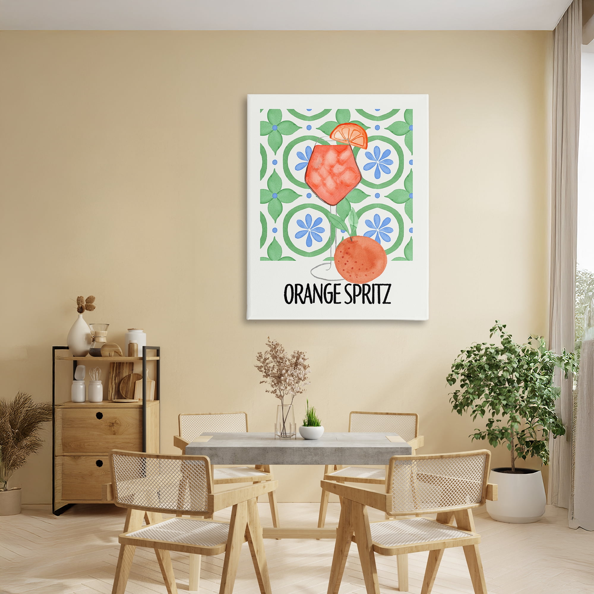 Stupell Industries Orange Spritz On My Mind Canvas Wall Art, design by Nina Jacobs