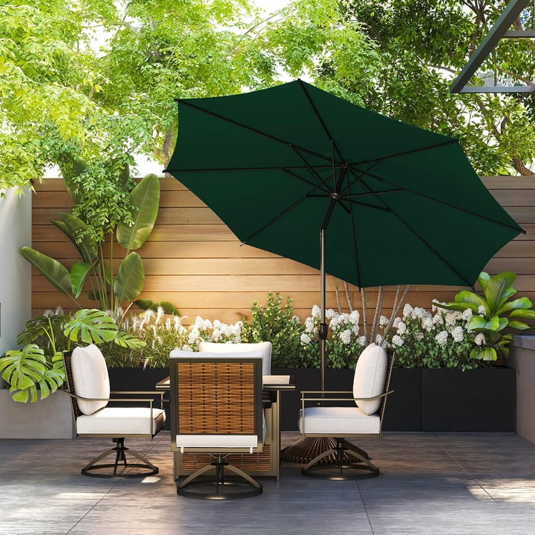 abba patio umbrella cover Abba Patio 9FT Lyon Outdoor Patio Umbrella Cover Replacement w/ 8 Sturdy Ribs, Dark Green, Size: 9'