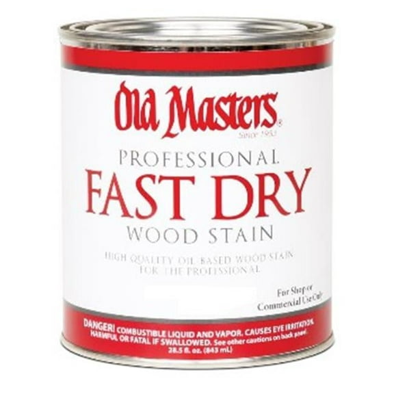 qt Old Masters 60404 Red Mahogany Fast Dry Stain Interior Oil-Based Wood Stain