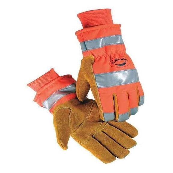 Caiman Cold Protection Gloves,M,Hi-Vis Orng,PR 1353-4