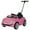 Pink, variant on Best Ride On Cars 2-in-1 Fiat Model Baby Toddler Toy Push Car Stroller, Pink