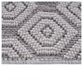 thumbnail image 5 of LOOM & LUXE Area Rug 2x8 - Geometric Grey/White Indoor Outdoor Rug - Non-Shedding Stain Resistant Rug for Living Room, Bedroom, Entryway Grey+White + Polypropylene, 5 of 7