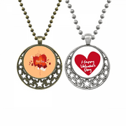 Banshee Daub Colorful Festival Pendant Necklace Mens Womens Valentine Chain