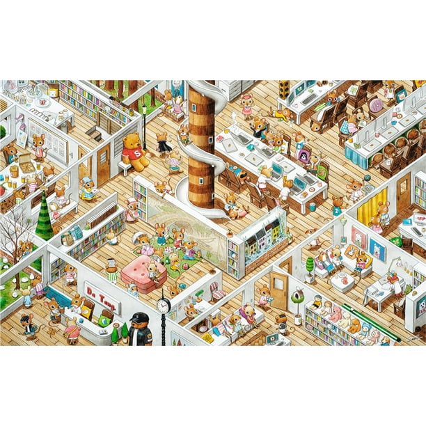 4000 Piece Premium Plastic Jigsaw Puzzle High Quality Water Resistant Durable Recyclable Smart The Office Walmart Com Walmart Com