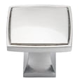 thumbnail image 2 of Southern Hills 1 3/8 inch Square Cabinet Knobs, Satin Nickel, Pack of 10 Knobs, Brushed Nickel Finish, 2 of 2