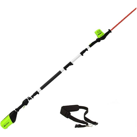 Greenworks 20-Inch 80V Cordless Pole Hedge Trimmer, Battery Not Included PH80B00