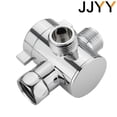 thumbnail image 4 of JJYY 1PC/2Pcs Multifunction 3-Way Shower Head Diverter Valve - G1/2 Three-Function Switch Adapter Connector, Universal Shower System for Handheld Showerheads and Fixed Sprays, 4 of 8