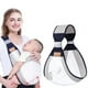thumbnail image 2 of Mochila Porta Bebé - Diseño Ergonómico, Sujeción Frontal Crossbody/Horizontal - para Recién Nacidos/Niños Pequeños, Viajes al Aire Libre - Correas Acolchadas, Malla Transpirable, Unión Manos Libres, 2 of 4