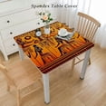 thumbnail image 2 of BANET Style Tablecloths Ancient ian Table Clothes for Kids Child Teens,Exotic Table Cover Ethnic Table Accessories Creative Dining Room Decor Square White, 2 of 7