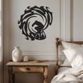 thumbnail image 5 of Violaura Surfer Metal Wall Art - Easy to Install Hanging Perfect for Home, Living Room Decor (60" x 60"), 5 of 8