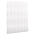 thumbnail image 4 of Safco Reveal Clear Literature Displays, 24 Compartments, 30" W x 2" D x 41" H, Clear, 4 of 4