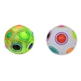 thumbnail image 1 of Bola mágica de arcoíris Toy Luminous Stress Reliever para niños y adultos, 1 of 2