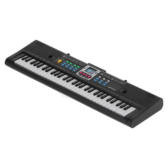 Teclado de piano ANGGREK Mini piano eléctrico 61 teclas negro