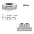 thumbnail image 4 of Aleplay California Prop 65 Warning Labels, 1×2 Inch P65 Health Consumer Alert Sign Chemical Safety Self Adhesive Stickers - 500 Labels Per Roll (10 Rolls), 4 of 4
