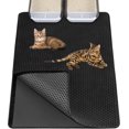 thumbnail image 1 of AIR-Extra Large Cat Litter Mat 90 X 60 cm Kitty Litter Trapping Mat for Litter Box - Honeycomb Black Hole Design - Waterproof, Urine Proof Trapper - Scatter Control, Easy Clean Rug for Litter Tray, 1 of 4