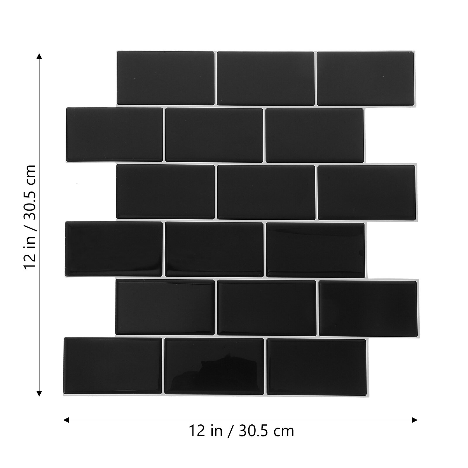 1 Sheet Peel and Stick Wall Tiles Self Adhesive Wall Tiles Stick for