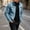 Blue, variant on WIZUTIZ Men's Workwear Jacket Solid Color Long Sleeve Stand Collar Zipper Cotton Casual Outer Coat for Outdoor Daily All-Season Wear Mens Fashion