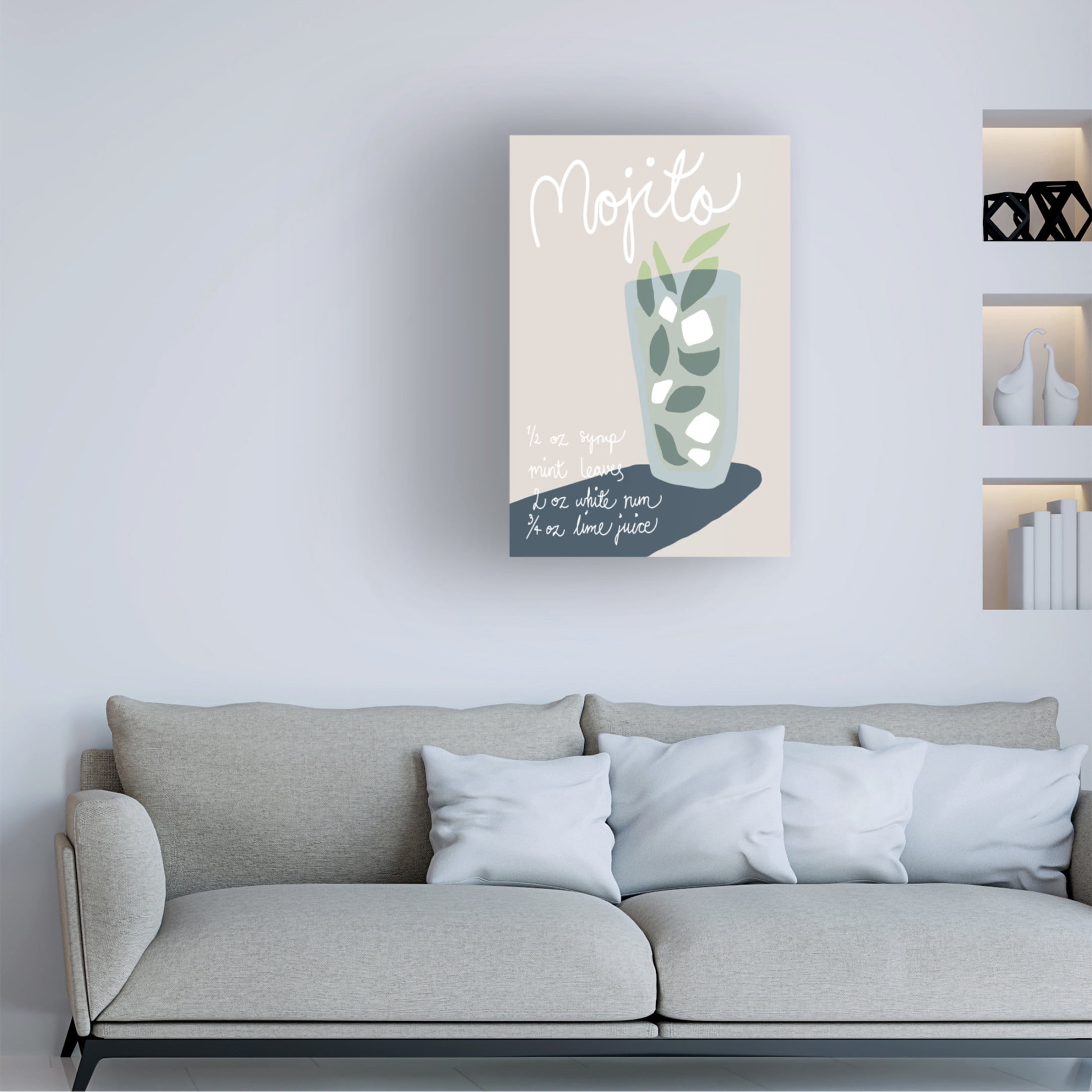 Pictufy Studio II 'Mojito' Canvas Art
