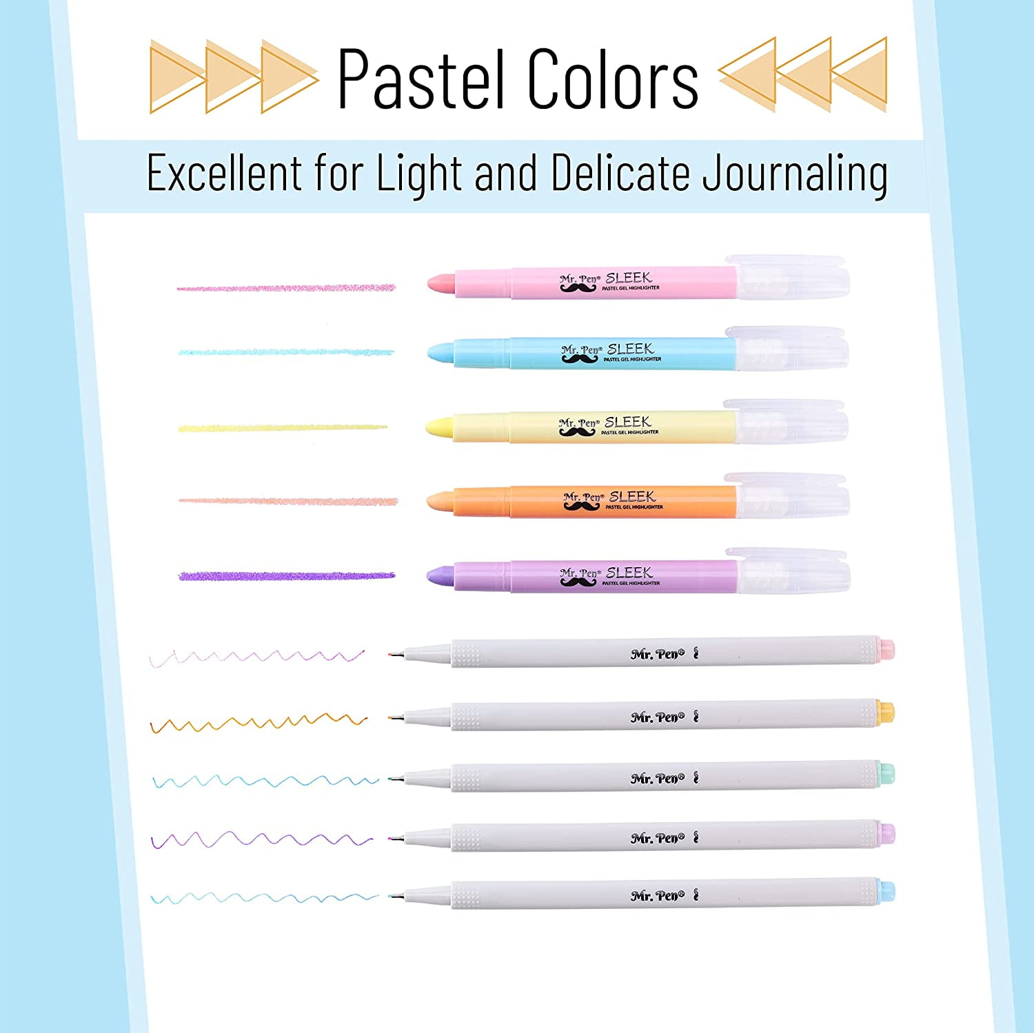 Gel Highlighter, 8 Pack, Dusty Colors, Bible Highlighters No Bleed, Gel  Highlighters for Bibles - Mr. Pen Store