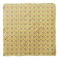thumbnail image 4 of Bimba Yellow Blooming Camellias & Rose Floral Printed Pure Silk Scarf For Hair Neck Head Bandanas For Women 40 x 80 Inches, 4 of 6