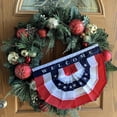 thumbnail image 4 of Patriotic Welcome Sign Bunting Flag - 10" x 16", USA, 4th of July, Christmas, President's Day, Memorial Day, 4 of 7