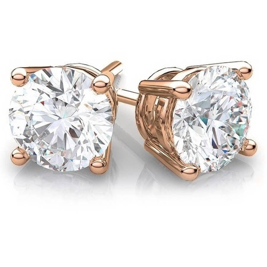 Details about   1.5 Ct Cubic Zirconia Earring Drop/Dangle Women Jewelry 14K Rose Gold Plated