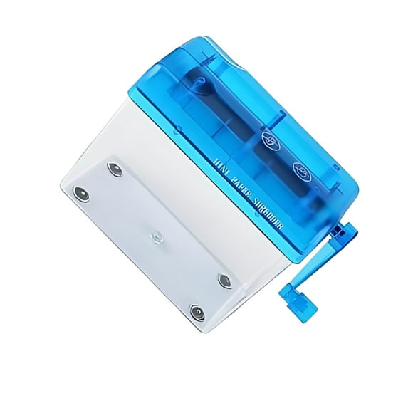 Inteprter Trituradora eficiente para documentos Portátil y fácil de usar para papel Trituradora de documentos fácil de instalar Recortadores de papel azul