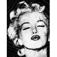 thumbnail image 2 of Grey, Jace 25x32 White Modern Wood Framed Museum Art Print Titled - Monroe Text 2, 2 of 4