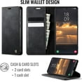 thumbnail image 3 of Funda tipo cartera para Samsung Galaxy S23 Plus, de piel, con tarjetero, soporte, cierre magnético y protección RFID de TPU a prueba de golpes, compatible con el S23 Plus, 3 of 8