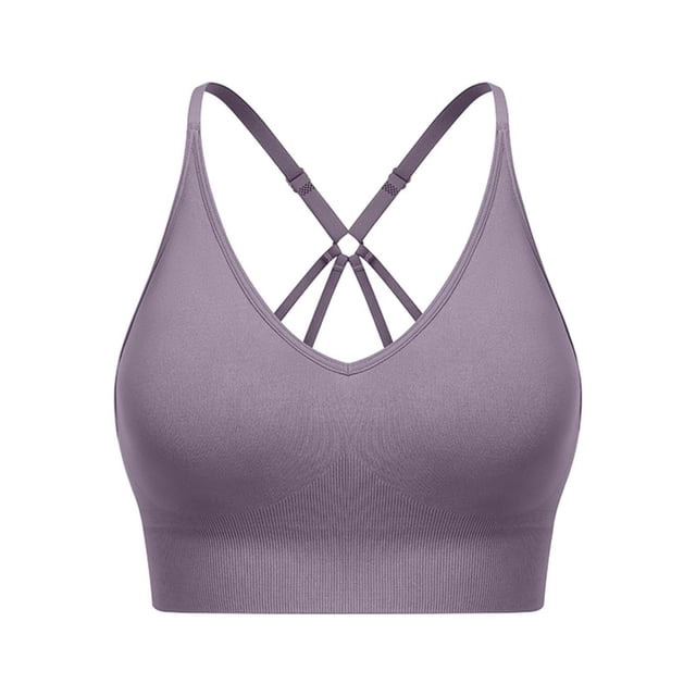 Comfortable And Transparent Shoulder Strap Cordless Backless Spongeless With Convertible Straps Bra For Leisure Home Wear