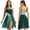 Green, variant on Raenseen Women Chiffon Lyrical Dance Dress Mesh Color Block Ballet Leotard Dress Modern Gymnastics Violet S