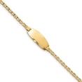 thumbnail image 1 of 14K Yellow Gold bracelet ID Anchor 7 in 10.5 mm 3 Oval Semi-Solid, 1 of 3