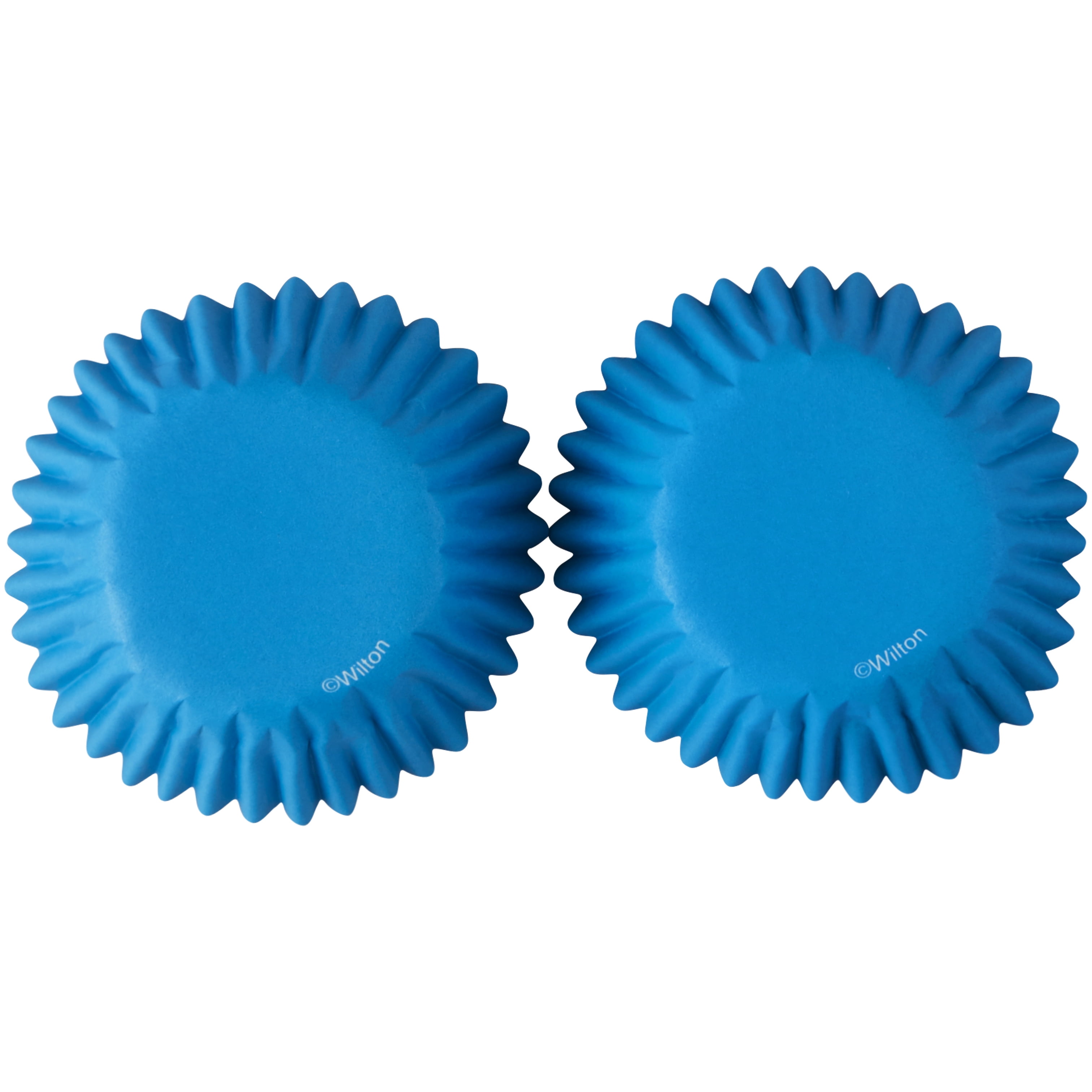 mini cupcake liners blue