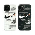 thumbnail image 1 of Para Iphone 13/12/11 Funda para teléfono Nike Frosted blanquecina 13pro/12pro negro+blanco, 1 of 5