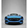 thumbnail image 3 of Teen Room Duvet Cover Set, Modern Blue Sports Car Power Prestige Speed Fast Vehicle Automobile Image, Decorative 3 Piece Bedding Set with 2 Pillow Shams, Queen Size, Blue Black Grey, by Ambesonne, 3 of 3